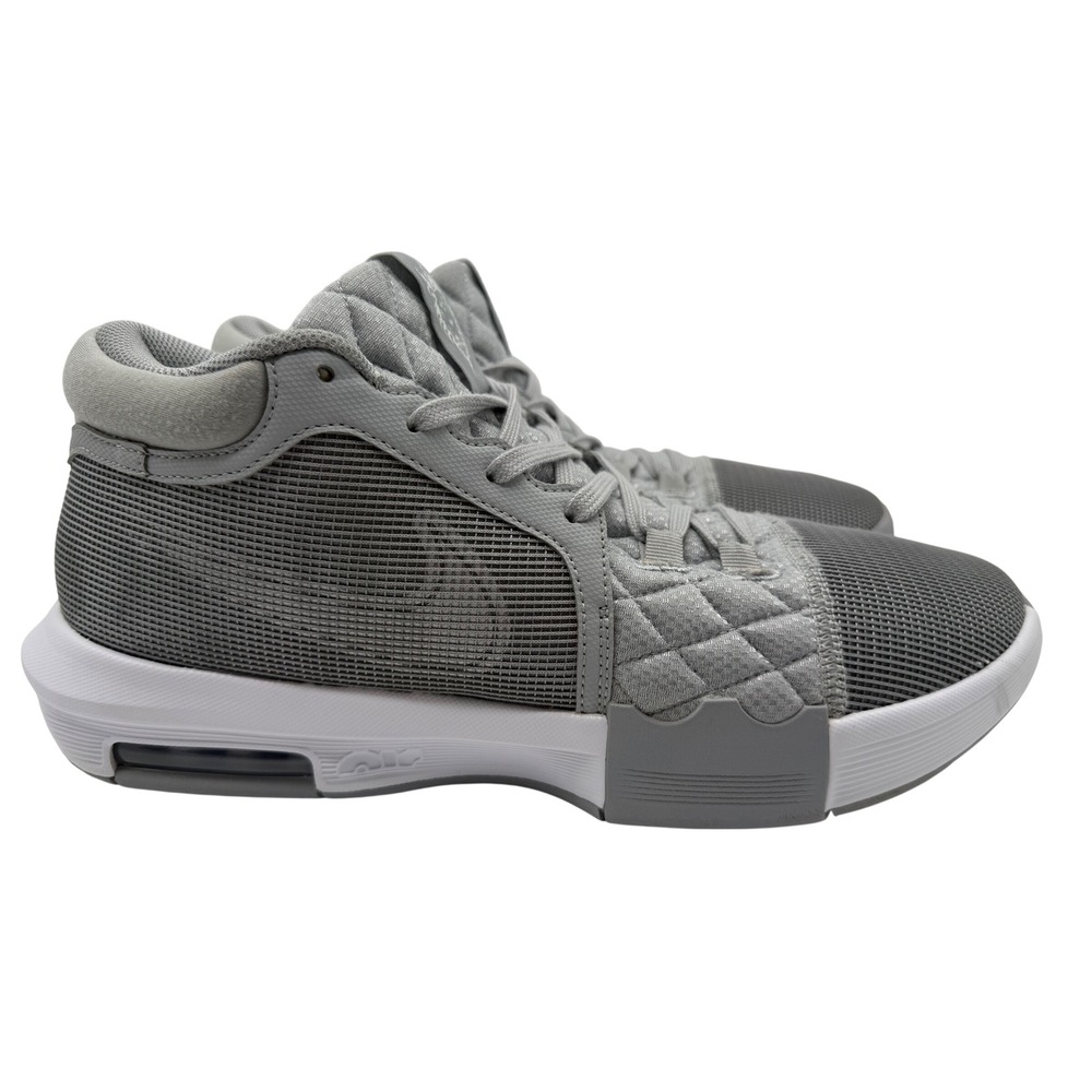 Nike LeBron Witness 8 Basketball Shoes Mens 13 Grey Excellent Max Air FB9944-001